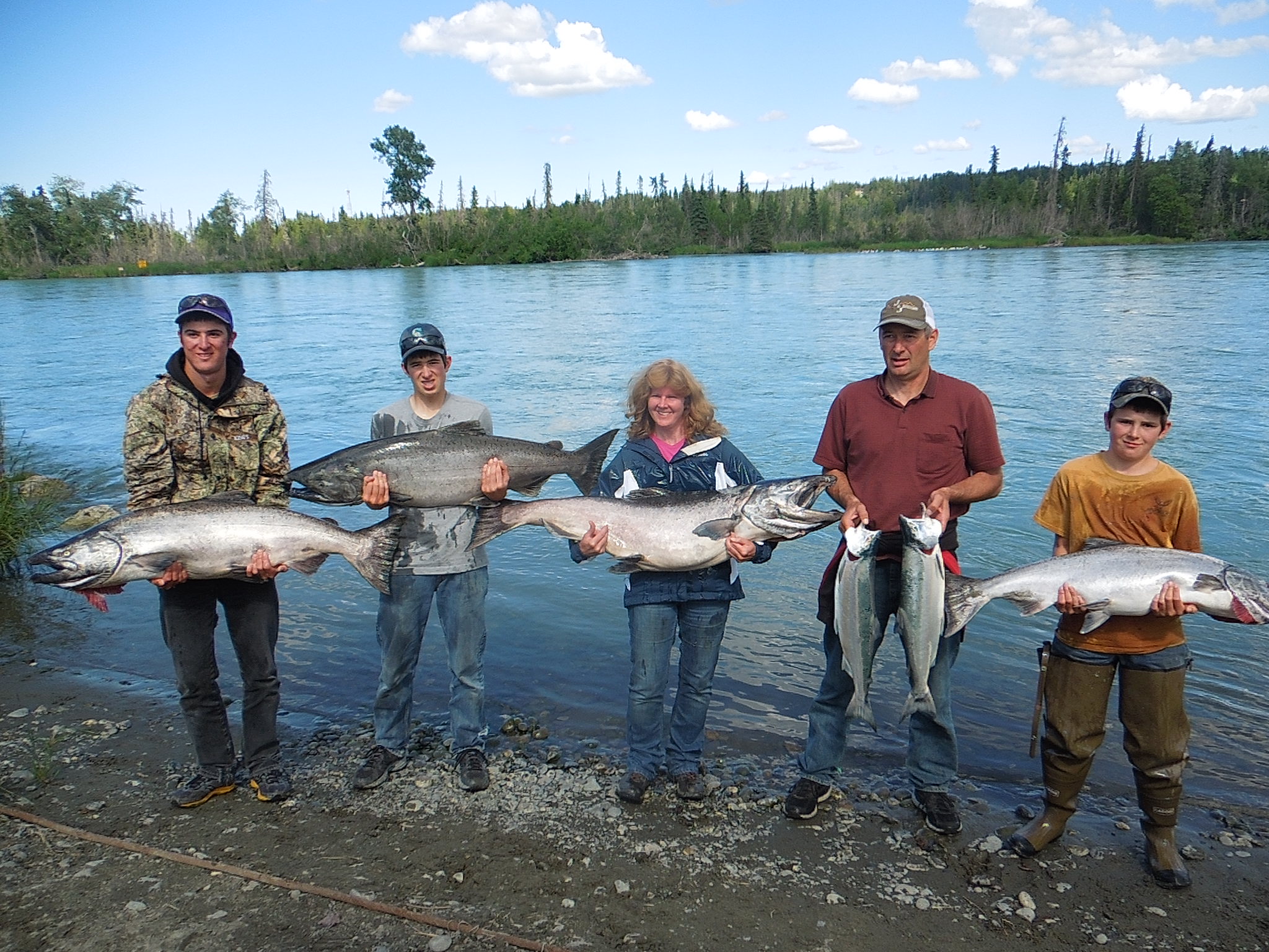 big flat fish in alaska